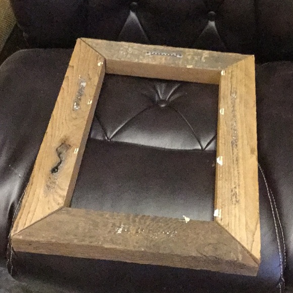 Wood primitive rustic frame farmhouse cabin lodge artisan western cowboy cowgirl - Picture 3 of 4